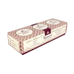 Pack caja jabones 3 unidades mujer-rojo-Champú|Cosmética natural barcelona
