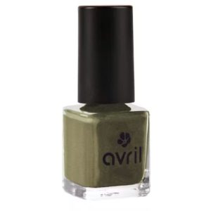 Esmalte de uñas verde nácar 7ml-Maquillaje ecologico Barcelona